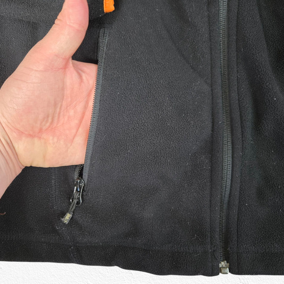 Harley Davidson Black Fleece Retro Harley Patch Full Zip Jacket Size Medium - Picture 3 of 9